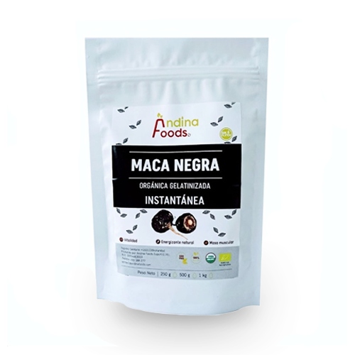 K'umara Market: Maca negra orgánica 500gr Superfoods Andinos