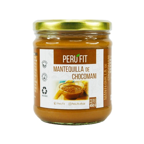 K'umara Market: Mantequilla de chocomani 450gr Peru Fit