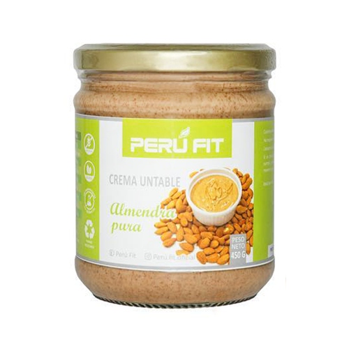 K'umara Market: Mantequilla de almendras pura 450gr Peru Fit