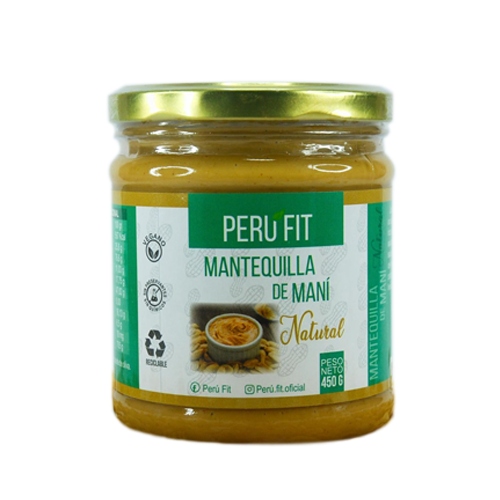 K'umara Market: Mantequilla de mani con stevia 450gr Peru Fit