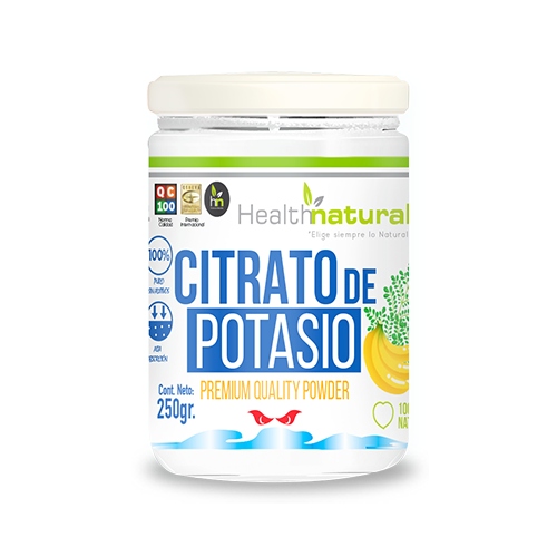 K'umara Market: Citrato de potasio 250gr Health Natural