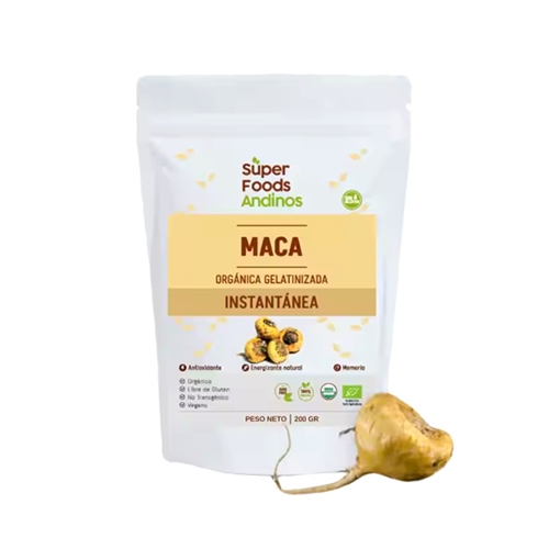 K'umara Market: Maca amarilla orgánica 200gr Superfoods Andinos