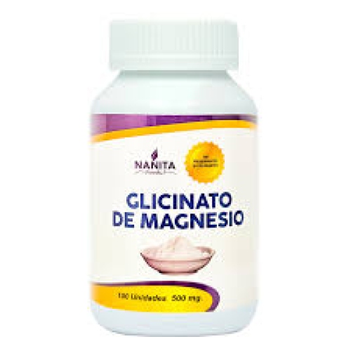 K'umara Market: Glicinato de magnesio 100 cap Nanita Foods