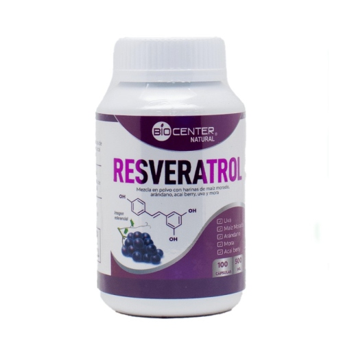 K'umara Market: Resveratrol 100cap Biocenter Natural