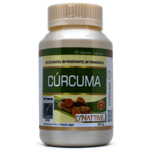 K'umara Market: Cúrcuma 100 cápsulas D\\\'Nattive